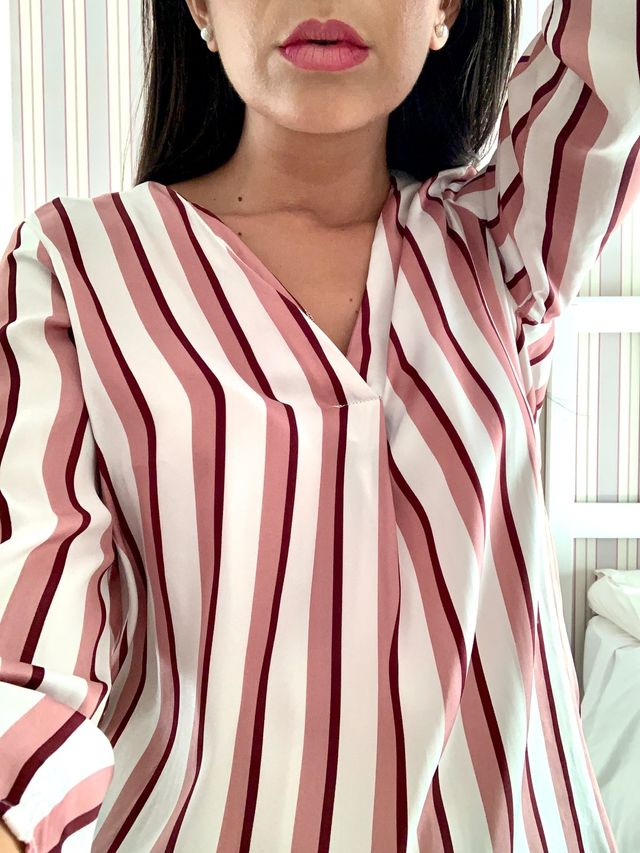 Blusa de rayas STRADIVARIUS