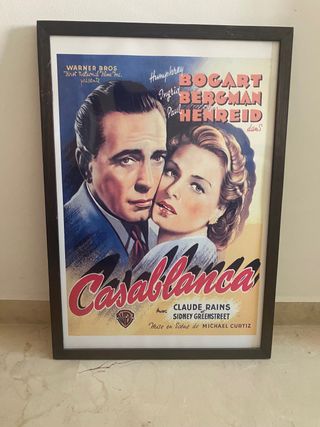 Póster enmarcado Casablanca
