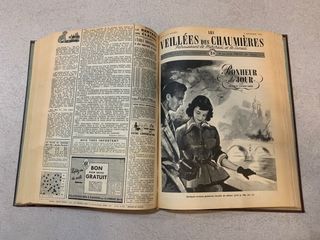 Revistas francesas de 1950 a 1952 encuadernadas