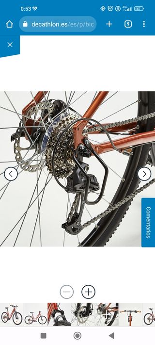 Bicicleta RIVERSIDE 500. Decathlon