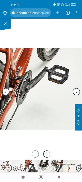 Bicicleta RIVERSIDE 500. Decathlon