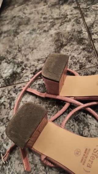 Sandalias tacón talla 38
