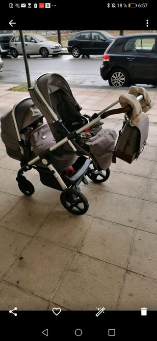 Carro bebe doble