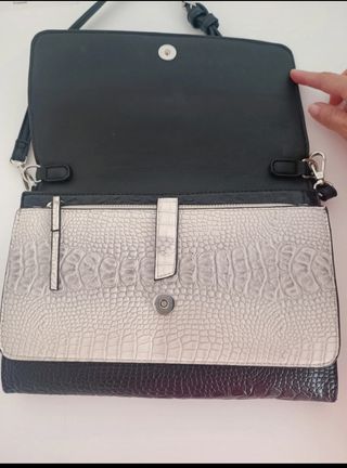 Bolso bandolera tricolor