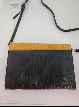 Bolso bandolera tricolor