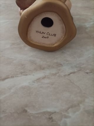 Angelo con bambino in ceramica Thun