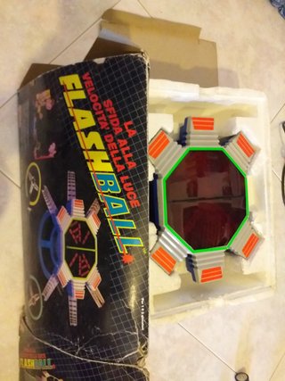 flashball gioco elettronico anni 80 con sactola