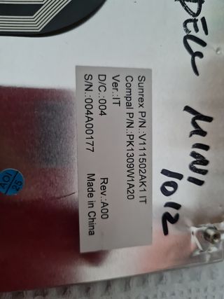 Dell mini 1012 tastiera Notebook