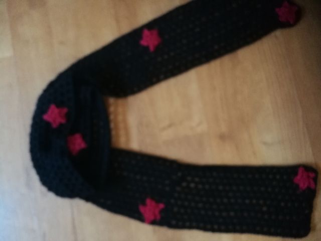 Bufanda Rock punk crochet