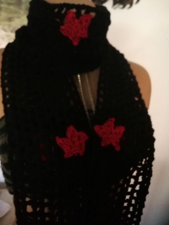 Bufanda Rock punk crochet