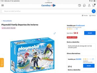 Playmobil 5 referencias nieve,ski,snow