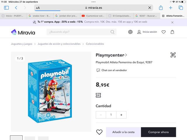 Playmobil 5 referencias nieve,ski,snow