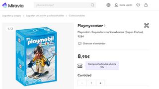 Playmobil 5 referencias nieve,ski,snow