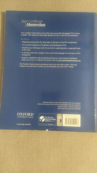 Masterclass First certificate OXFORD