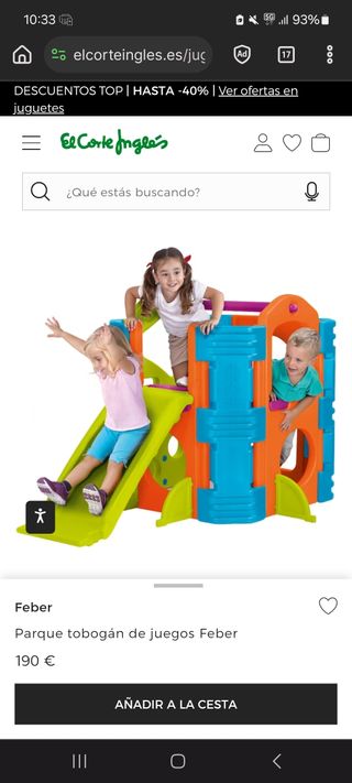 Casita infantil con tobogan URGENTE