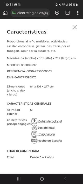 Casita infantil con tobogan URGENTE