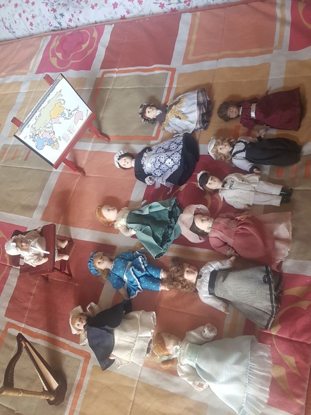 Muñecas antiguas de colección.