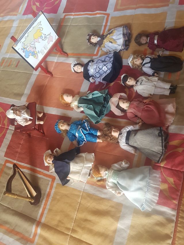 Muñecas antiguas de colección.