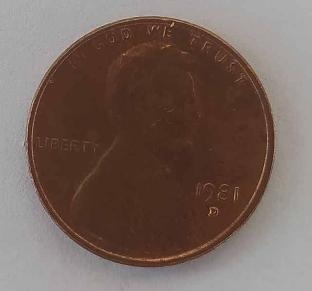 Monedas de un centavo estadounidense cir