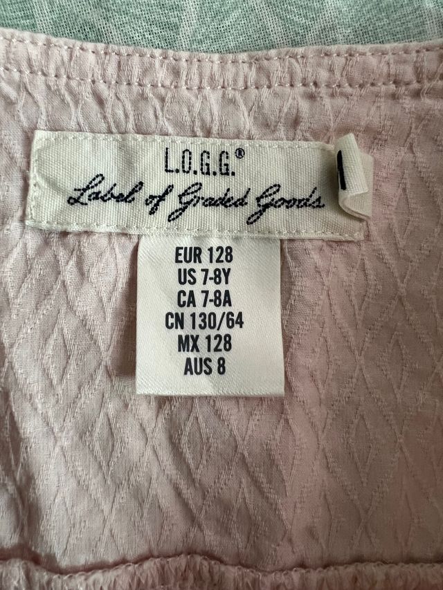 Camisa niña 128 cms.