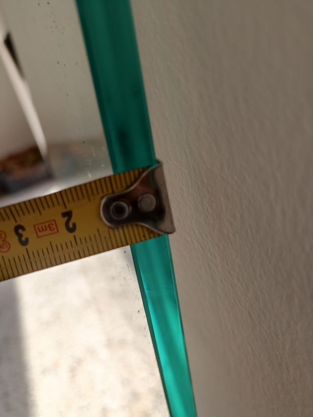 Dos baldas cristal 28x140