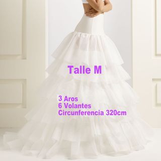 Cancan Volumen Princesa Talla M 3 Aros 6