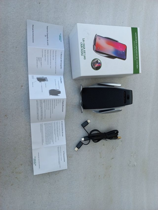 Soporte-cargador de coche para teléfono