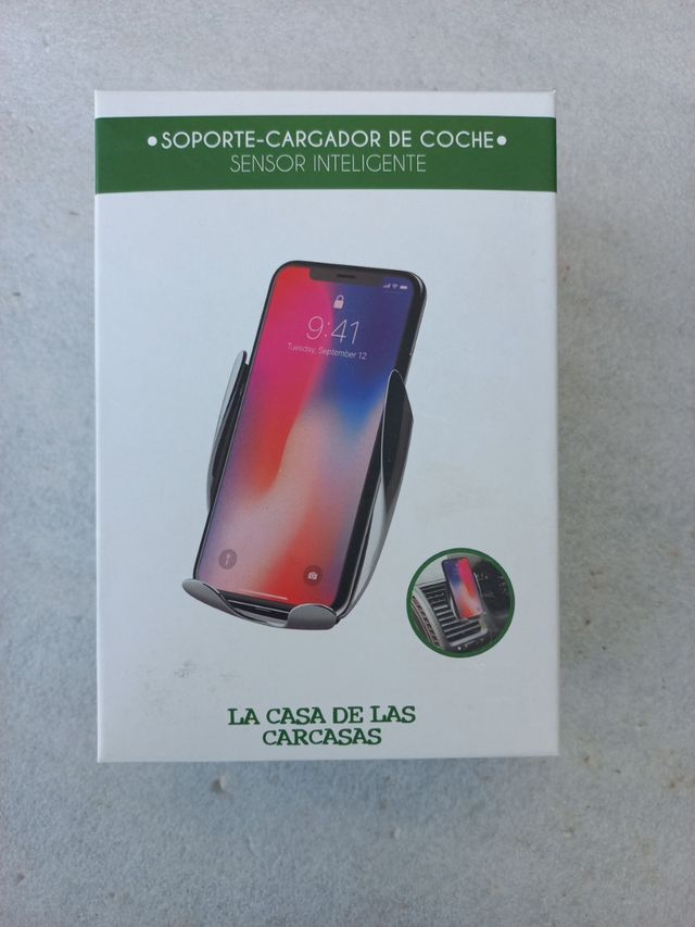 Soporte-cargador de coche para teléfono