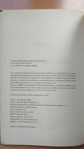 Vidas y apariencias - Luisa Sallent