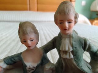 Figura Victoriana de decoración Vintage , cerámica