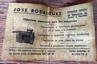 MAQUINA DE COSER ANTIGUA [SINGER] 1901