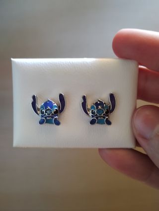 Conjunto bisutería esmaltado Stitch