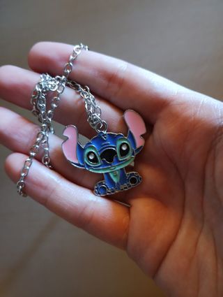 Conjunto bisutería esmaltado Stitch