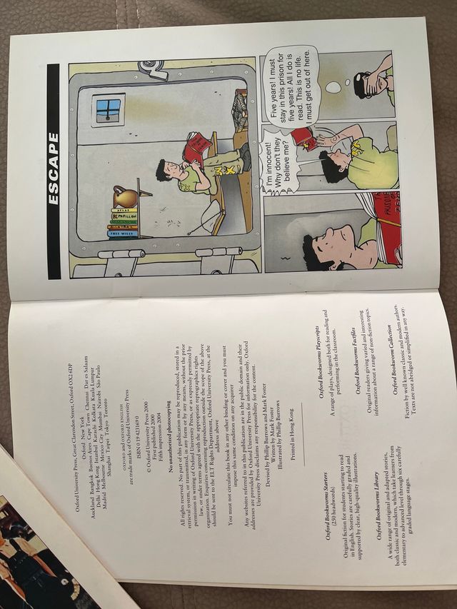 Libro Lectura “Escape”