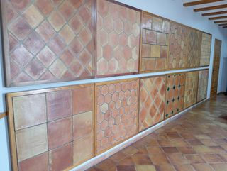 Handmade terracotta tiles