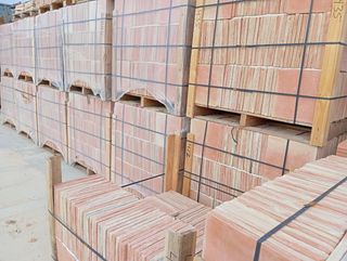 Handmade terracotta tiles