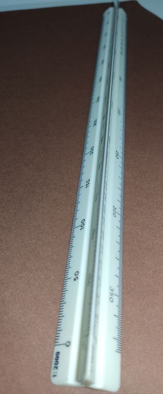 Escalimetro Vintage + 2 réguas
