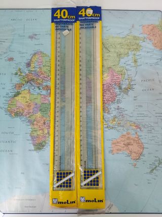 Escalimetro Vintage + 2 réguas