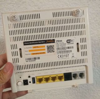 Router fibra Jazztel ZTE ZXHN H218N para WI-FI 5G
