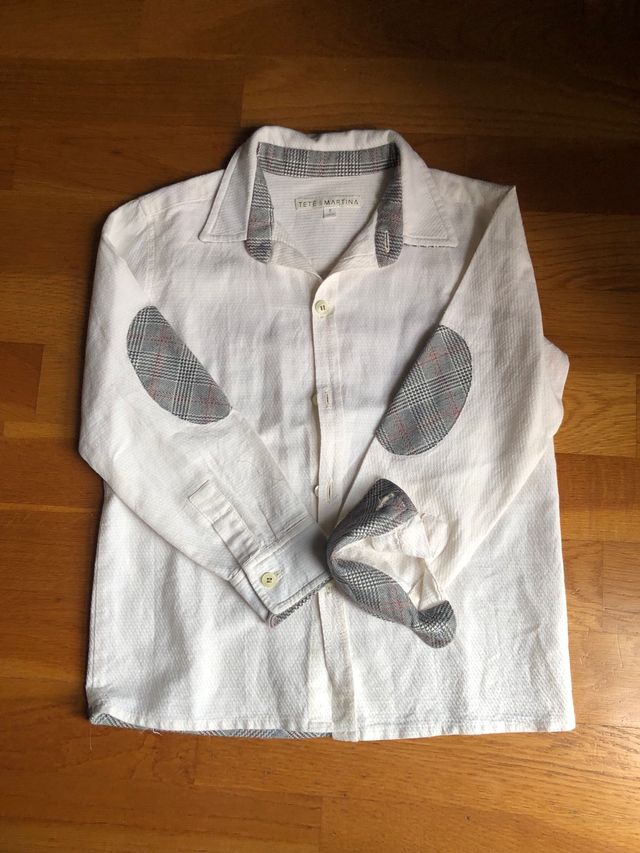 Camisa niño T.6 Ceremonia, sin usar