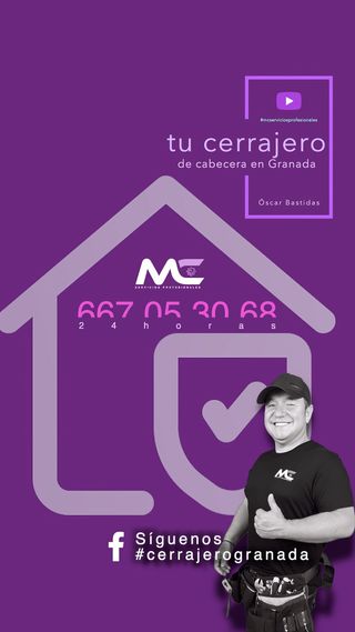 CERRAJERO 24H Granada | MC Servicios: ¡Llegamos YA