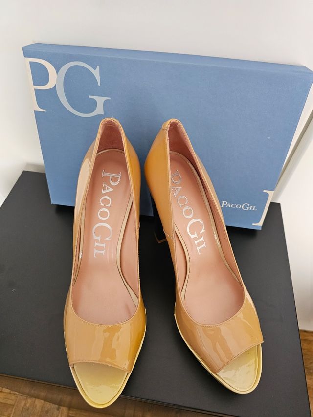 Zapatos peep toe Paco Gil n40