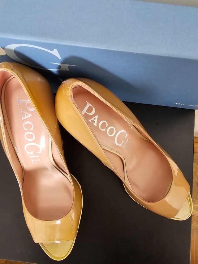 Zapatos peep toe Paco Gil n40