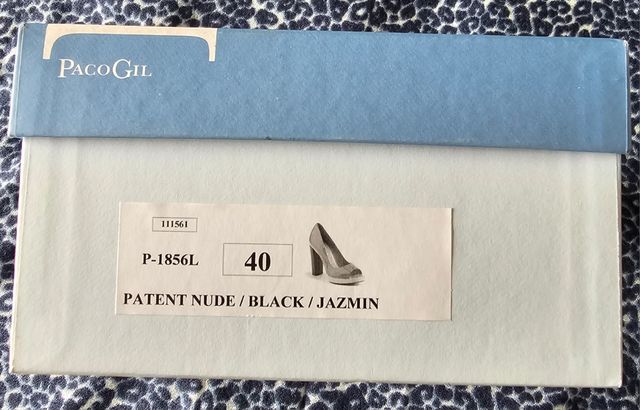 Zapatos peep toe Paco Gil n40