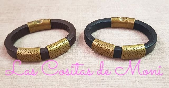Pulsera cuero regaliz
