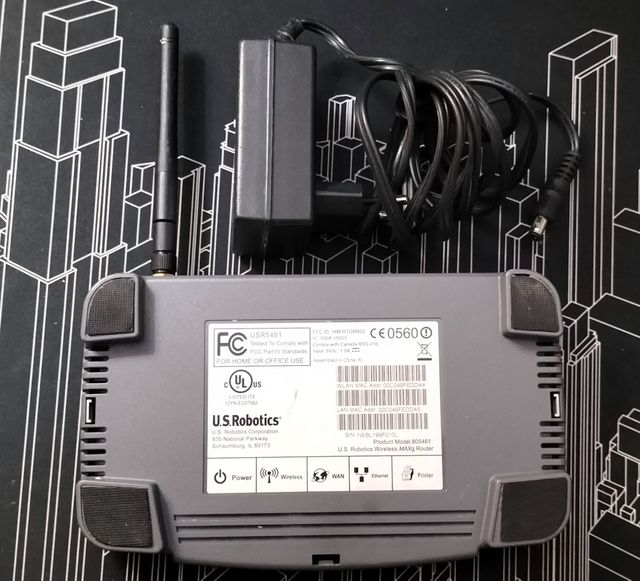 Enrutador inalámbrico U.S. Robotics  MAXg 805461