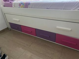 Cama juvenil madera