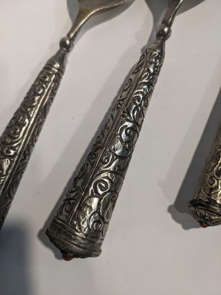 Set cubiertos orientales vintage