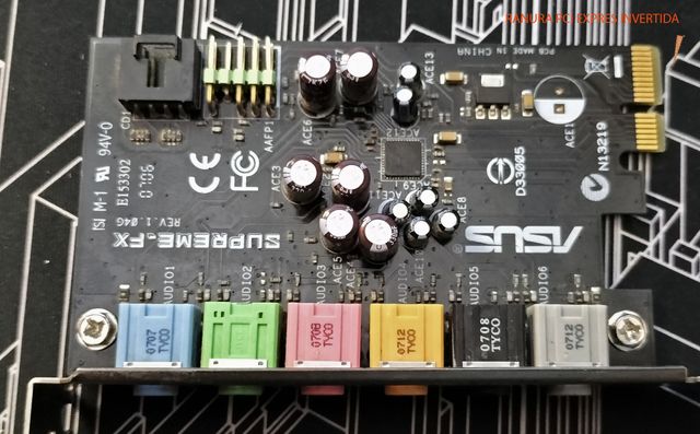 TARJETA DE SONIDO ASUS SUPREME FX Rev 1.04G