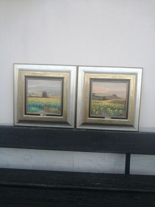 Pareja de cuadros